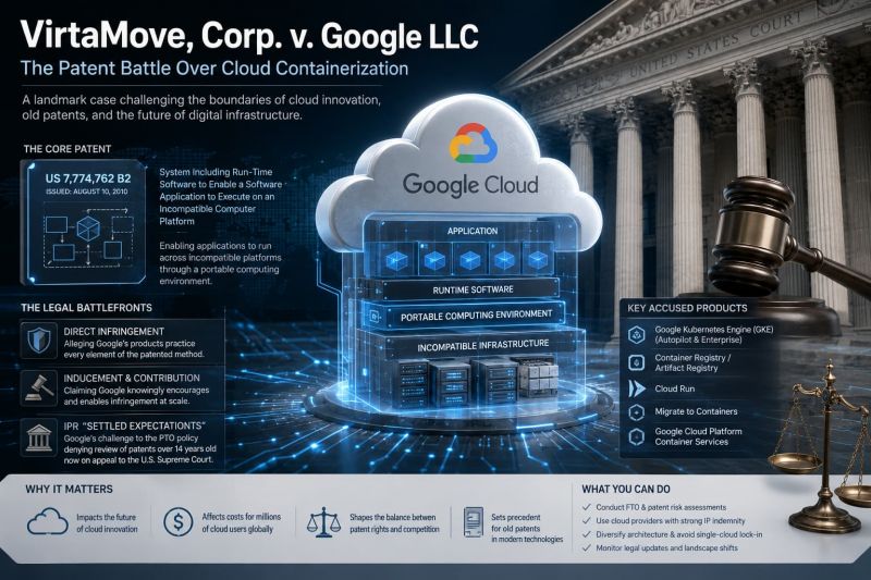 VirtaMove起诉Google：老牌容器虚拟化专利狙击云巨头